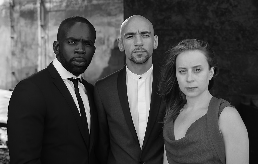 From left to right: Jimmy Akingbola, Fraser Ayres and Minnie Ayres.